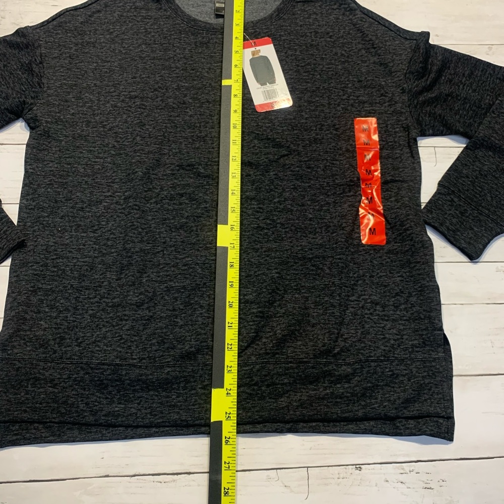 New 32 degrees Gray fleece sweatshirt Sz. M - Picture 6 of 7